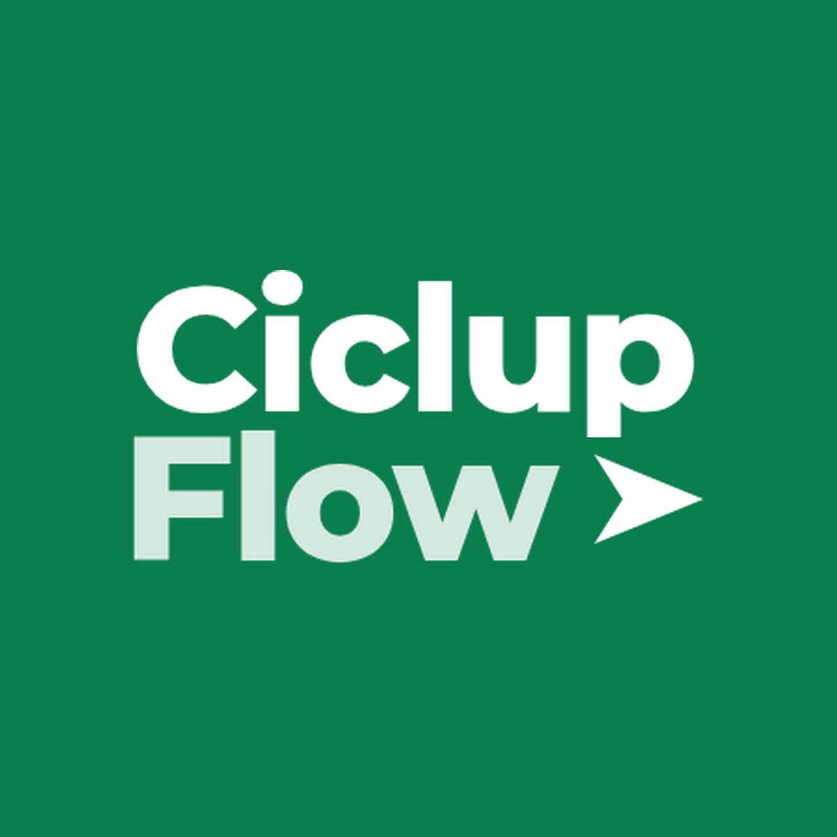 Logotipo CiclupFlow quadrado, 1200 x 1200 pixels